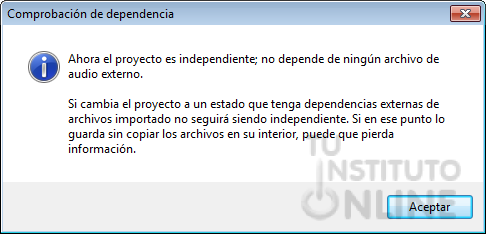 Comprobación de dependencias